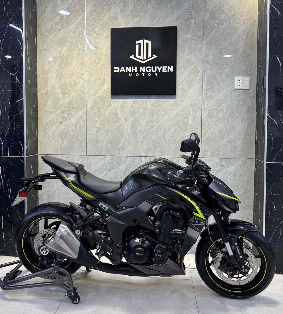 Кавасаки Z1000R 2018 Черно-зеленый