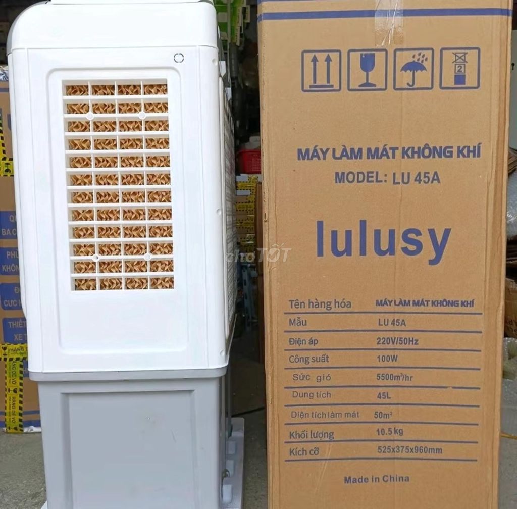 Quạt hơi nước 45 lít Lulusy 45A + tặng 2 đá khô