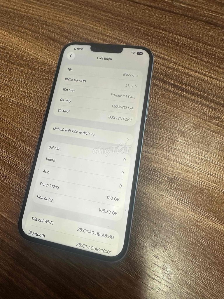 iPhone 14 Plus 128GB Xanh ... Mua bán Điện thoại tại Thành phố Tân An Long An được đăng bởi mua xin alo no SMS hình 1