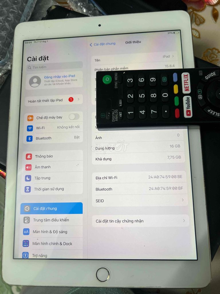 Apple iPad Air 2 16GB Vàng. Mua bán Máy tính bảng tại Thành phố Thủ Đức Tp Hồ Chí Minh được đăng bởi minh hình 1