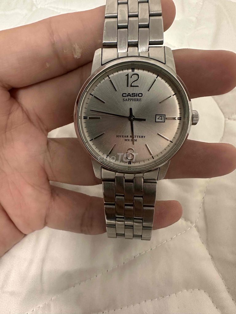 Đồng hồ Casio MTS-110 Thép không gỉ Bạc. Mua bán Đồng hồ tại Quận 7 Tp Hồ Chí Minh được đăng bởi Nguyễn Tú hình 1
