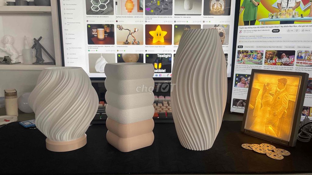 Đèn ngủ 3D Nhựa Trắng Trang trí. Mua bán Đèn tại Thành phố Thủ Đức Tp Hồ Chí Minh được đăng bởi le tri hình 1