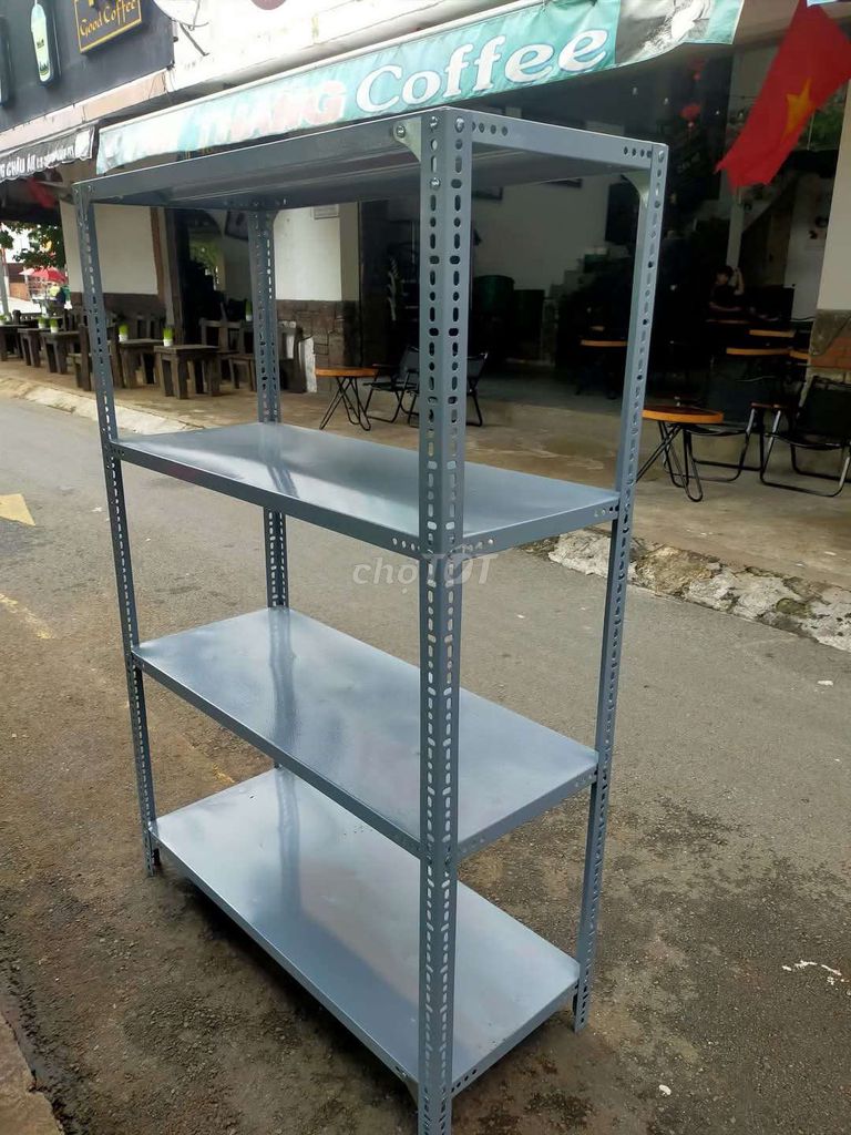 Kệ sắt (cao1.5m * dài1m) 4 tầng. Mua bán Đồ chuyên dụng, Giống nuôi trồng tại Quận Tân Bình Tp Hồ Chí Minh được đăng bởi kệ kho hình 1