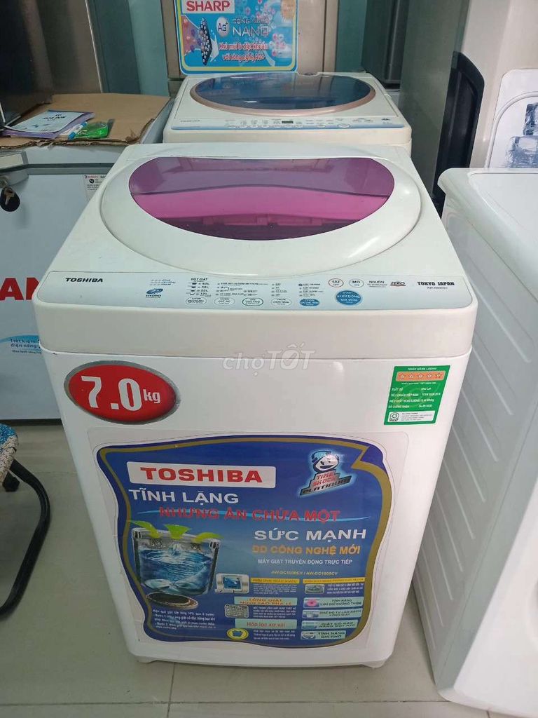 Thanh lý máy giặt Toshiba 7 kg chạy tốt vắt êm