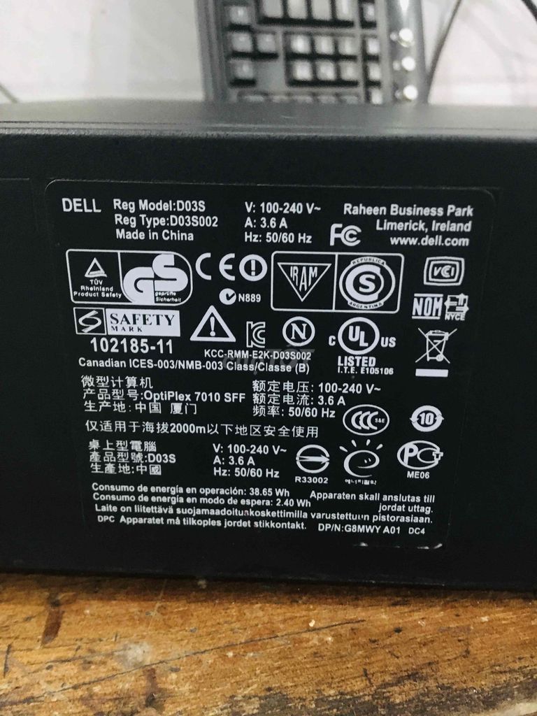 Bộ Dell i5 2400, ram 4G, Ssd 120G