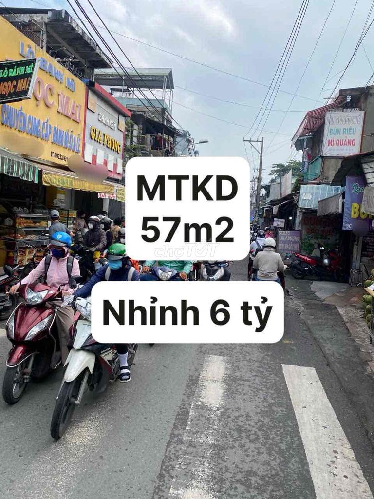 Cần Bán gấp MTKD 57m2 nở hậu, Phú Thạnh, Tân Phú, chỉ nhỉnh 6 tỷ TL