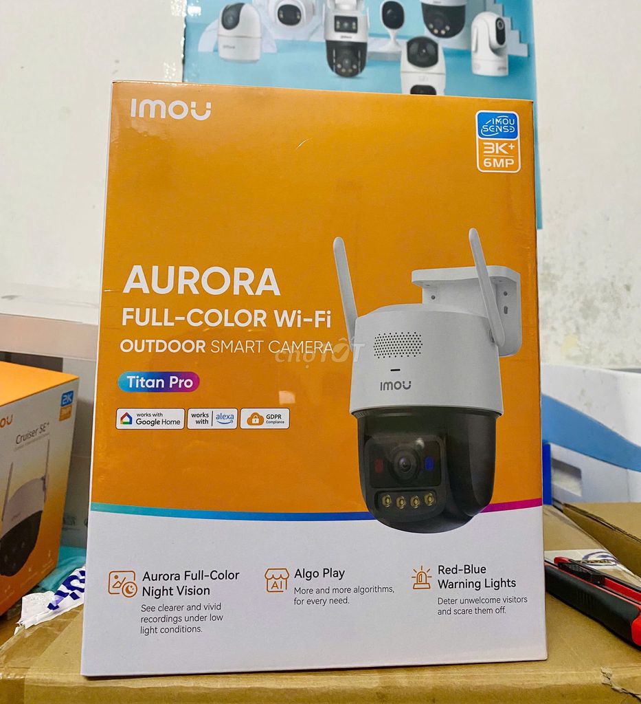 Camera Wifi IMOU TITAN PRO IPC-U7LP-6V0NE 6MP 3K+. Mua bán Máy ảnh, Máy quay tại Quận Thanh Xuân Hà Nội được đăng bởi Camera GIÁ SỈ hình 1