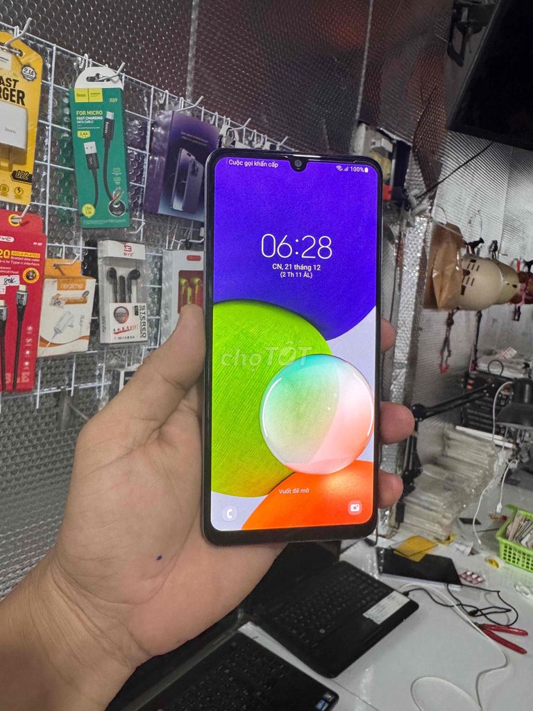Samsung Galaxy A22 128GB Tím. Mua bán Điện thoại tại Huyện Thới Bình Cà Mau được đăng bởi hoang phi hình 1