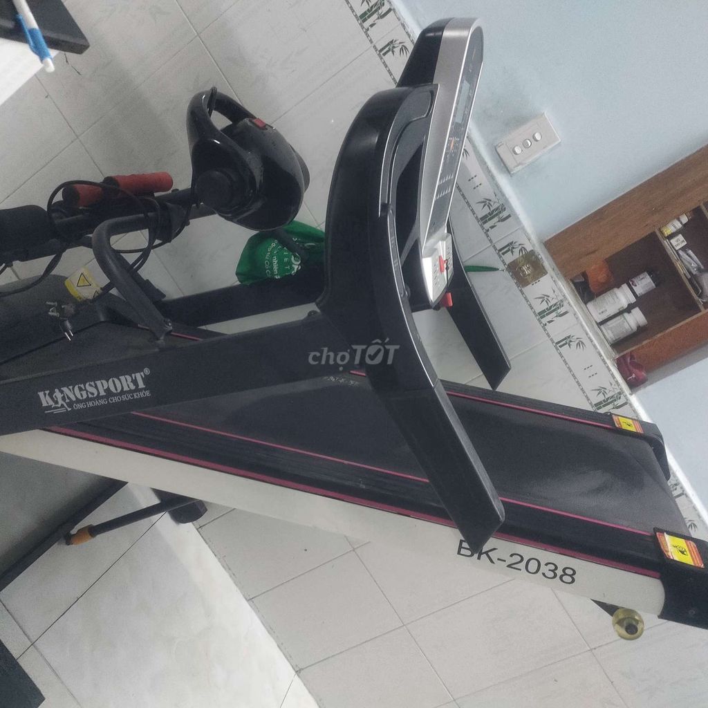 Máy chạy bộ Kangsport BK-2038 Đen trắng. Mua bán Đồ thể thao, Dã ngoại tại Thành phố Thuận An Bình Dương được đăng bởi Trần Ngọc Khánh Băng hình 1