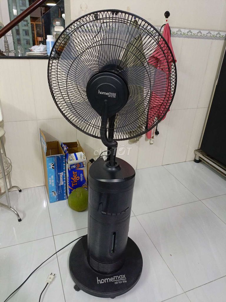 Quạt phun sương Homemax Đen. Mua bán Quạt tại Quận 12 Tp Hồ Chí Minh được đăng bởi Phạm Văn Luyện hình 1