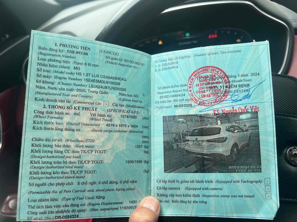 MG HS 2021 - 147000 km. Mua bán Ô tô tại Thành phố Thủ Đức Tp Hồ Chí Minh được đăng bởi Lamy hình 7