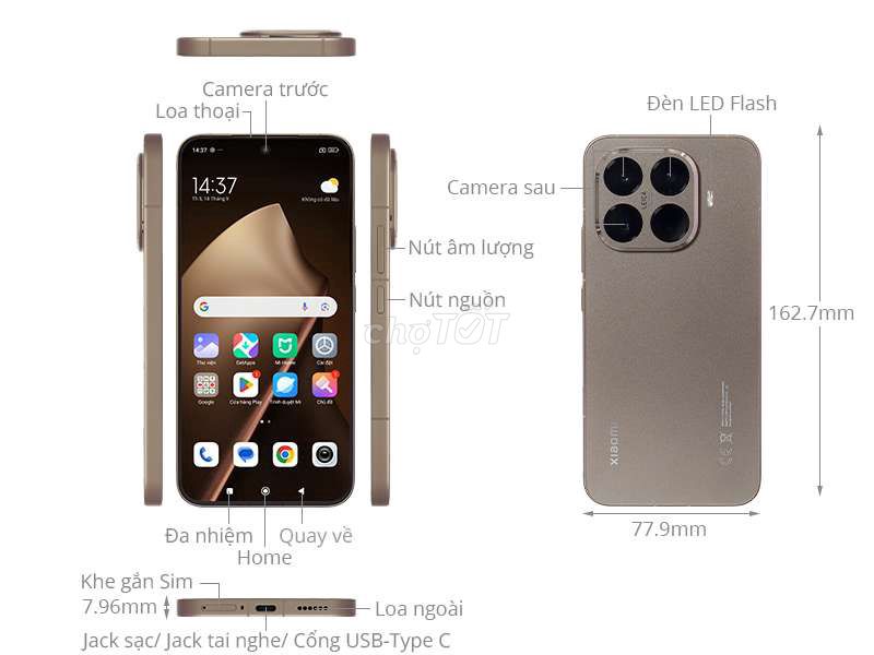 Xiaomi 15T Pro 5G 256GB Nâu. Mua bán Điện thoại tại Thị xã Tân Uyên Bình Dương được đăng bởi Quốc Khương  hình 1