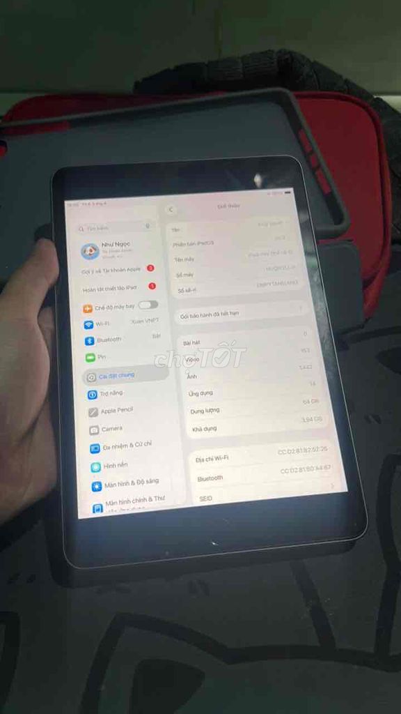 Apple iPad 64GB Wifi Xám. Mua bán Máy tính bảng tại Huyện Đức Hòa Long An được đăng bởi Khải Văn hình 1