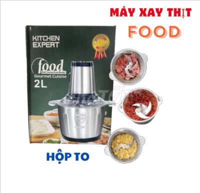 Máy Xay Thịt Food inox 4 Lưỡi ( Cối 2 Lít )Hộp Lớn