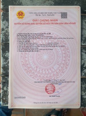 GIÁ NGỘP MT Huỳnh Thị Dần, Bình Mỹ, Củ Chi 2.2 tỷ/136.2m2 full thổ