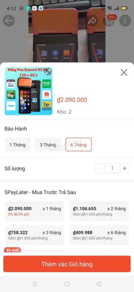 máy in hoá đơn cầm tay