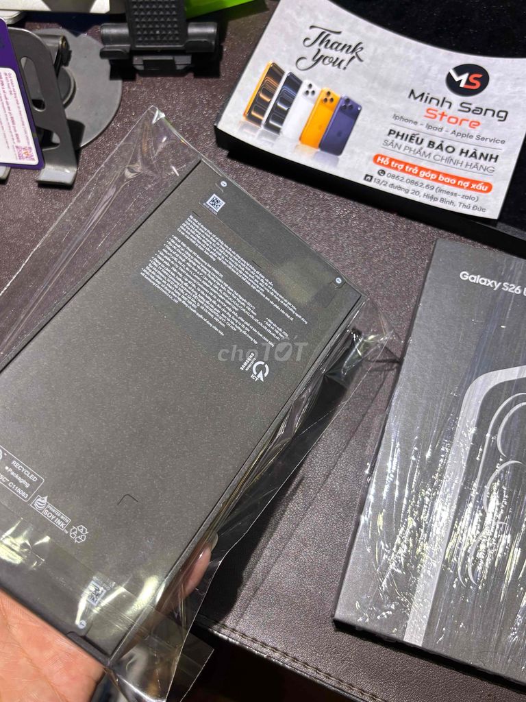 Samsung Galaxy S26 Ultra 12GB/256GB Mới seal. Mua bán Điện thoại tại Thành phố Thủ Đức Tp Hồ Chí Minh được đăng bởi Minh Sang Store Góp Bao Nợ Xấu hình 1
