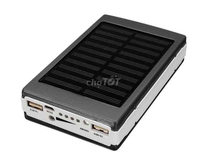 vỏ hộp sạc dự phòng năng lượng mặt trời cổng usb 1