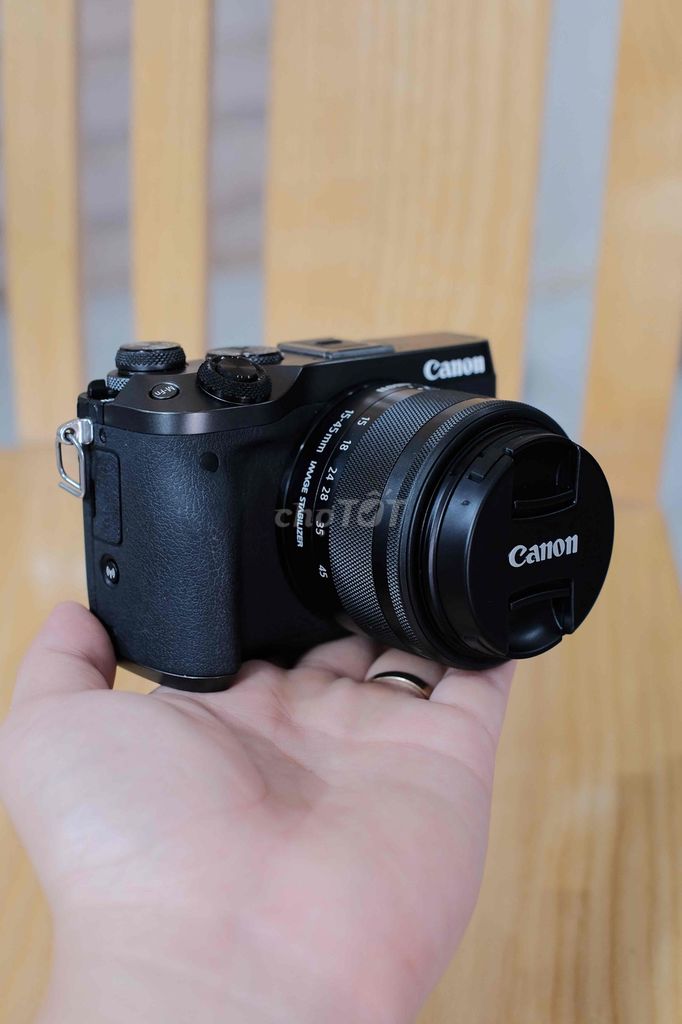 Máy ảnh Canon M6 Mirrorless Đen 15-45mm. Mua bán Máy ảnh, Máy quay tại Huyện Định Quán Đồng Nai được đăng bởi Máy Ảnh Compact Đồng Nai hình 1