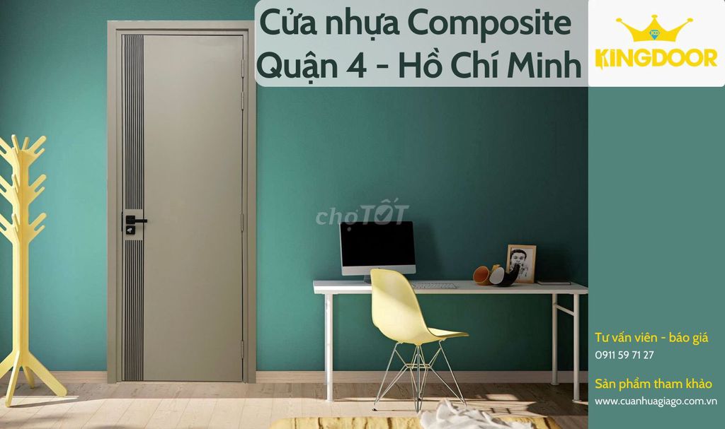 Giá cửa nhựa Composite tại Quận 4, Hồ Chí Minh