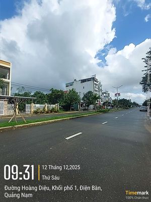 Bán đất đường Hoàng Diệu, 17M – TRUNG TÂM VĨNH ĐIỆN – GIÁ CHỈ 3,4 TỶ
