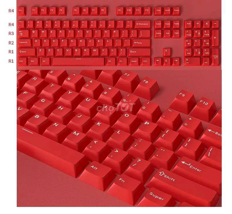 🌟 SALE - Keycap Profile OEM PBT Doubleshot - Mới