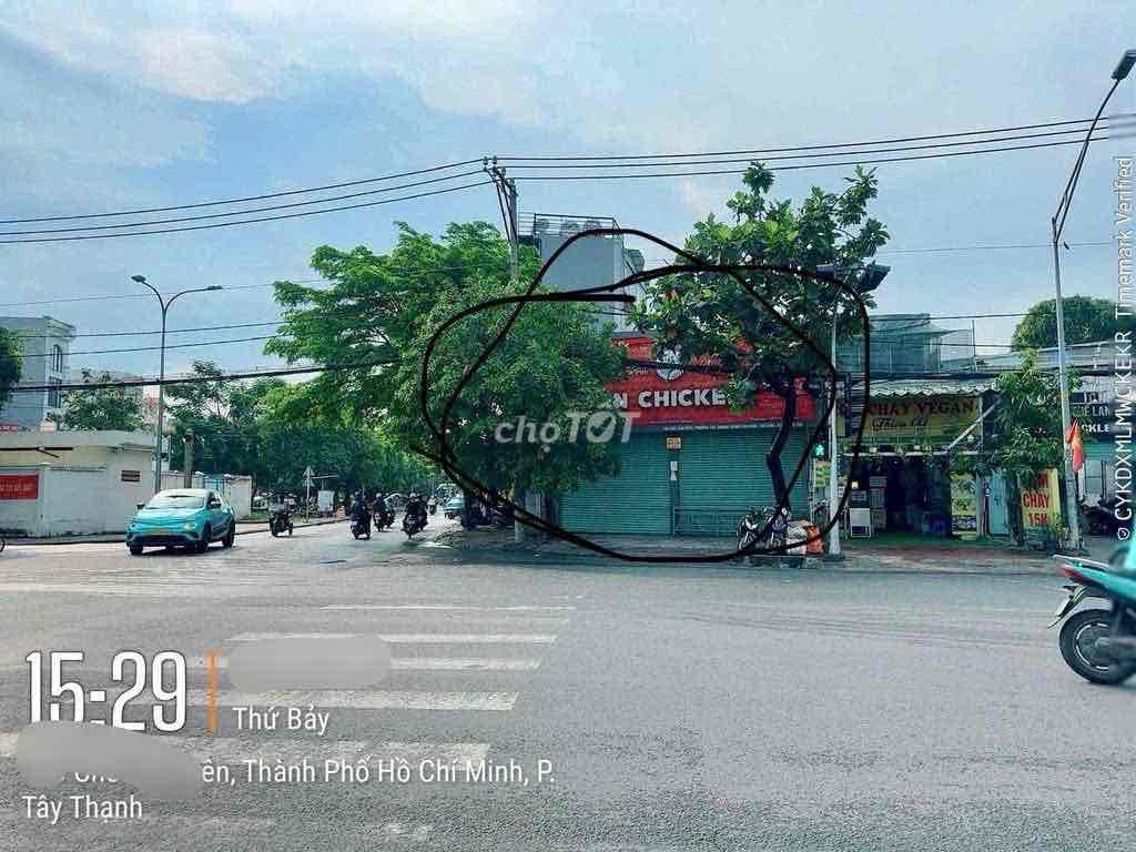 Góc 2 MTKD Đường Chế Lan Viên – Q.Tân Phú – 8 x 21 m – 60 Triệu(TL)