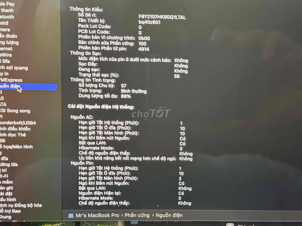Apple MacBook Pro M1 14 inch 16GB/500GB. Mua bán Laptop tại Quận Hải An Hải Phòng được đăng bởi Minh Nam hình 1