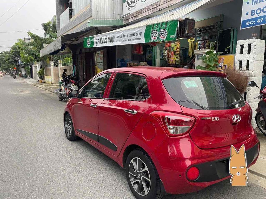 Hyundai Grand i10 2019 автомат красный