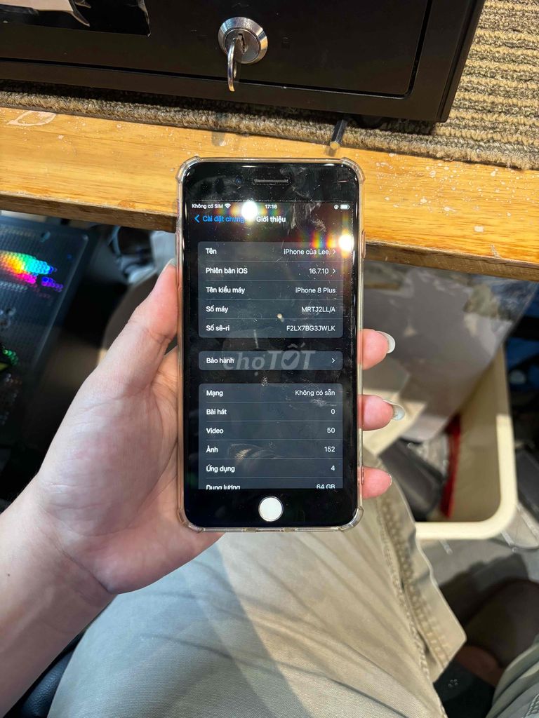 Apple iPhone 8 Plus Đỏ. Mua bán Điện thoại tại Quận Ninh Kiều Cần Thơ được đăng bởi Iphone laptop Cần Thơ hình 1