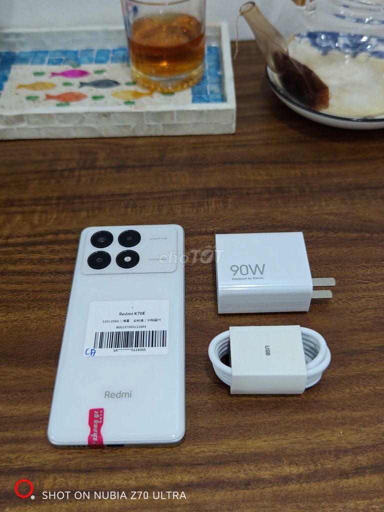 Redmi K70E 12/256 Trắng sạc 90w có ship COD. Mua bán Điện thoại tại Quận Ba Đình Hà Nội được đăng bởi Android Top hình 1