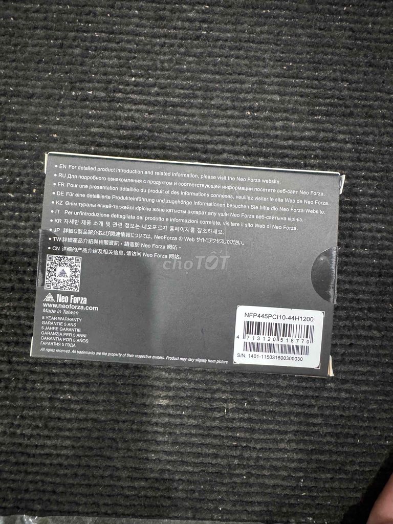Neo Forza NFP445 1TB NVMe Gen4x4 M.2 2280. Mua bán Linh kiện (RAM, Card...) tại Quận Hai Bà Trưng Hà Nội được đăng bởi thanh hình 1