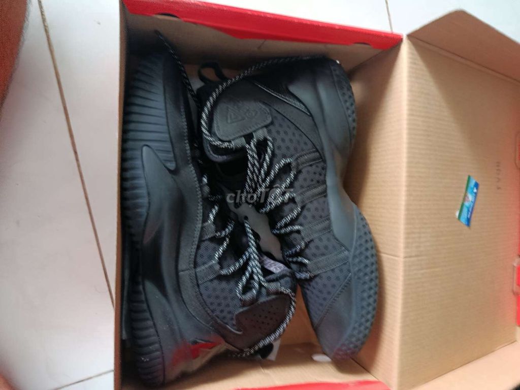 Giày bóng rổ Peak Nam Đen size 44. Mua bán Đồ thể thao, Dã ngoại tại Huyện Châu Thành Kiên Giang được đăng bởi Danh Phát hình 1