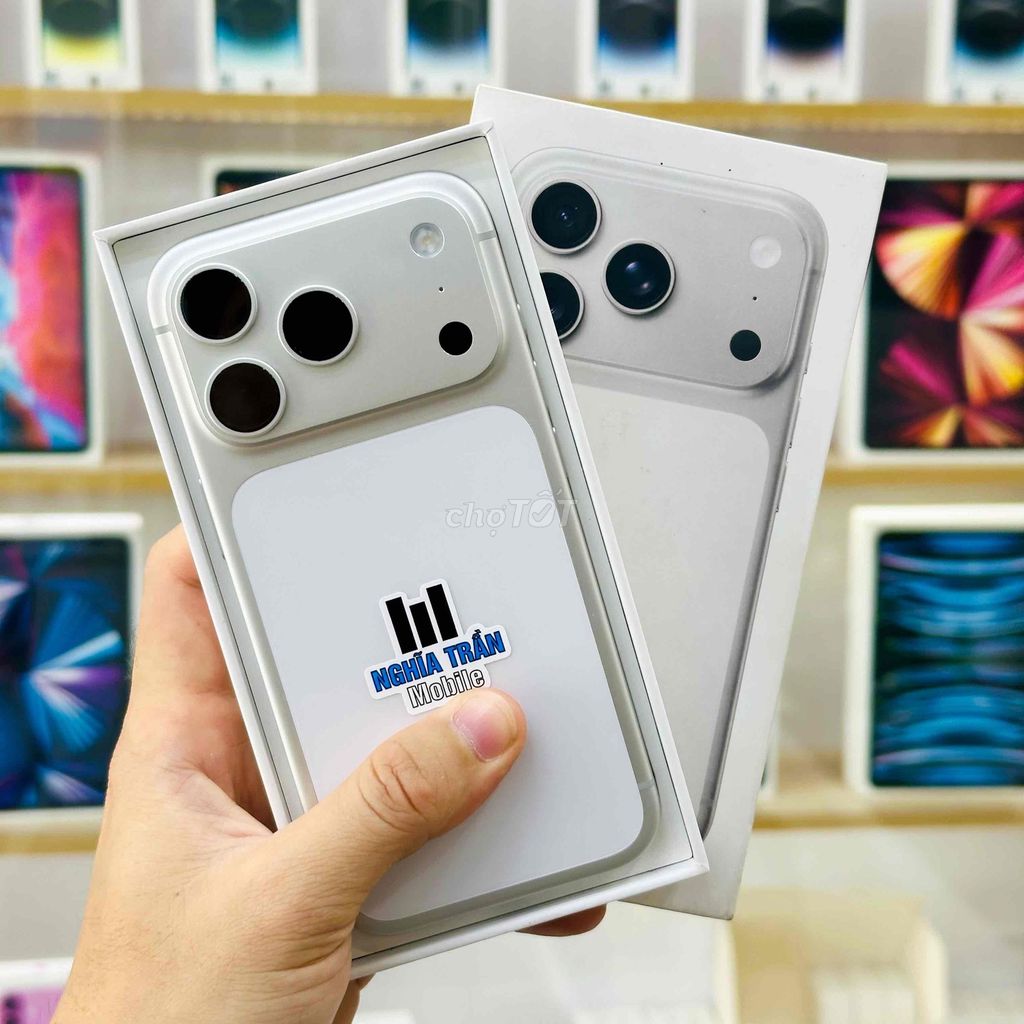 🍎17 PRO TRẮNG 256GB VN FULBOX SẠC43L P100%BH4/2027. Mua bán Điện thoại tại Quận Ninh Kiều Cần Thơ được đăng bởi Nghĩa Trần Mobile hình 1
