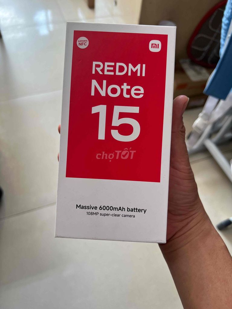 Xiaomi Redmi Note 15 6GB/128GB Đen mua tgdđ. Mua bán Điện thoại tại Quận Bình Thạnh Tp Hồ Chí Minh được đăng bởi Trung Truc hình 1