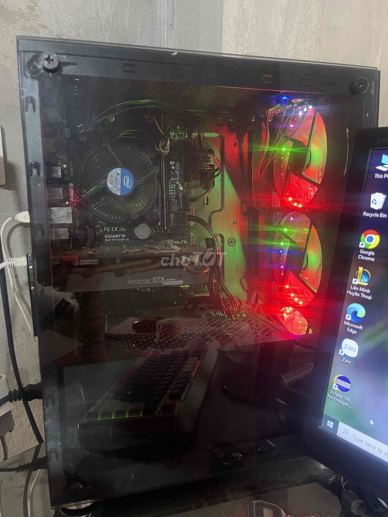 H110 i3 9100F GTX960 8GB/256GB. Mua bán Máy tính để bàn tại Huyện Mê Linh Hà Nội được đăng bởi Lăng hình 1