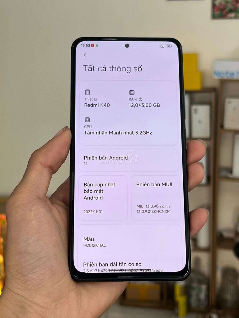 Xiaomi Redmi K40 256GB Đen. Mua bán Điện thoại tại Huyện Duy Xuyên Quảng Nam được đăng bởi Ngọc Triều hình 1