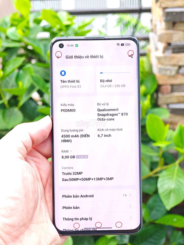 Oppo Find X3 8GB/256GB Đen bóng. Mua bán Điện thoại tại Quận Tân Bình Tp Hồ Chí Minh được đăng bởi Hội Đồ Điện Tử hình 1