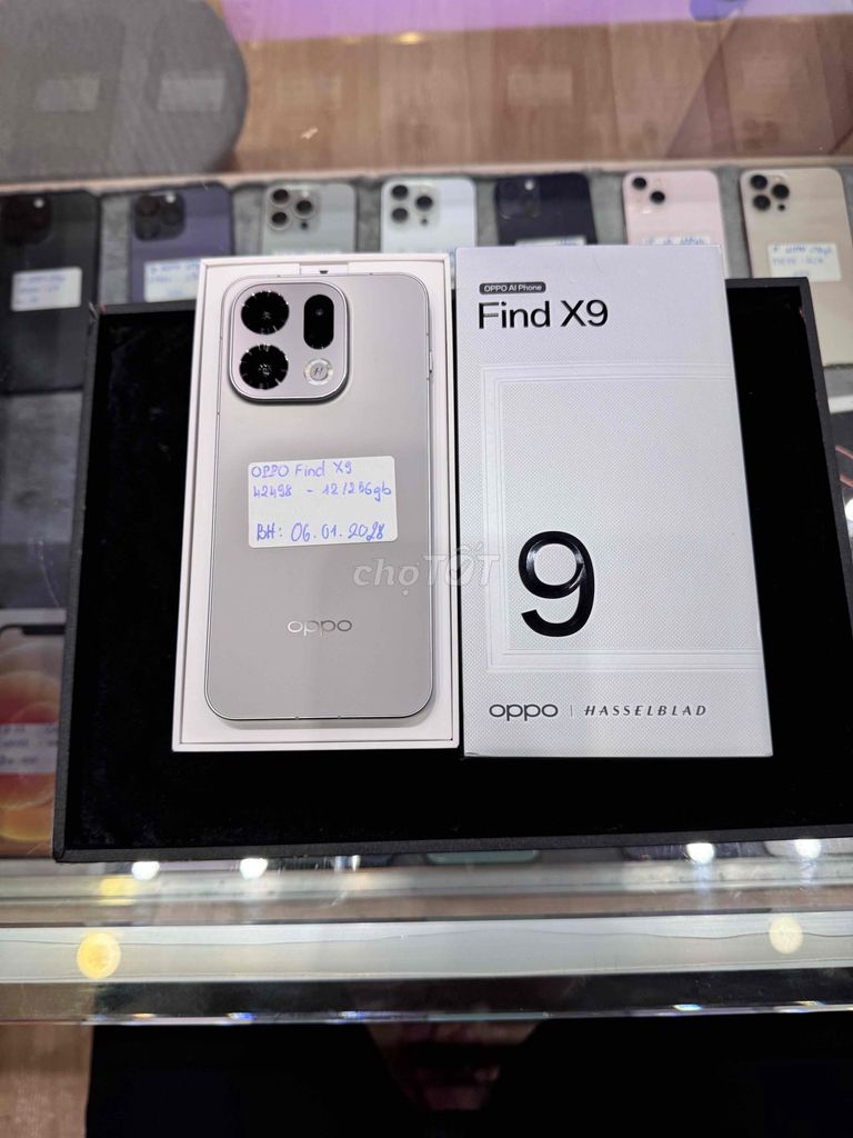 Oppo Find X9 12GB/256GB Xám Fullbox BH 06/01/2028. Mua bán Điện thoại tại Quận 10 Tp Hồ Chí Minh được đăng bởi Phi Đăng Sơn Store hình 1
