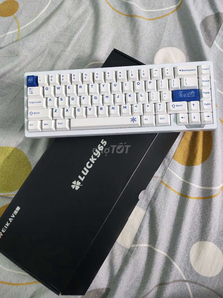 Bàn phím cơ Lucky65 v3 Trắng . Mua bán Phụ kiện (Màn hình, Chuột...) tại Quận 10 Tp Hồ Chí Minh được đăng bởi Gia Trang hình 1