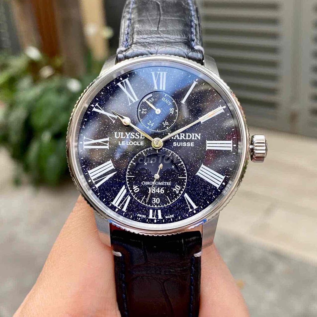 Ulysse Nardin Marine Torpilleur Moonphase 42mm. Mua bán Đồng hồ tại Quận Hoàng Mai Hà Nội được đăng bởi Anh Tuấn hình 1