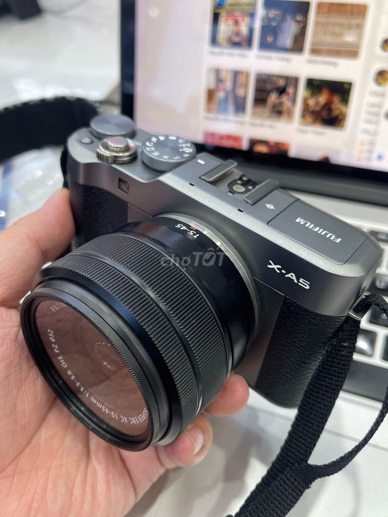 Máy ảnh Fujifilm X-A5 Xám. Mua bán Máy ảnh, Máy quay tại Quận Đống Đa Hà Nội được đăng bởi Nhược Doanh hình 1