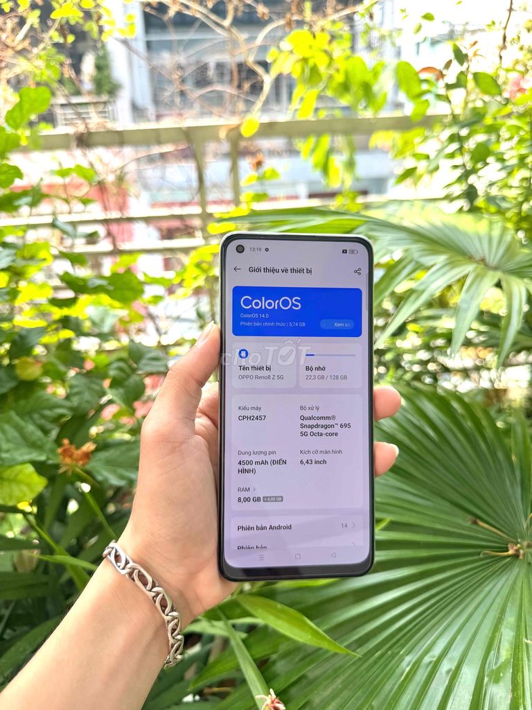 Oppo Reno8 Z 5G ram8/128gb full chức năng 99%. Mua bán Điện thoại tại Thành phố Thủ Đức Tp Hồ Chí Minh được đăng bởi Nguyễn Duy hình 1