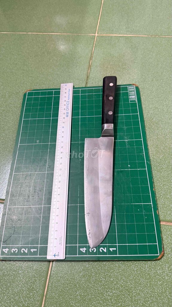 Dao bếp Kai Thép 3 lớp Gỗ mun Nhật Bản. Mua bán Dụng cụ nhà bếp tại Huyện Bình Chánh Tp Hồ Chí Minh được đăng bởi LƯỠI THÉP HỒI SINH hình 1