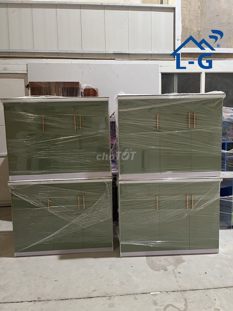 Tủ bếp gỗ Xanh rêu 80cm. Mua bán Nội thất, đồ gia dụng khác tại Thành phố Thuận An Bình Dương được đăng bởi Tủ nhựa Bình Dương hình 1