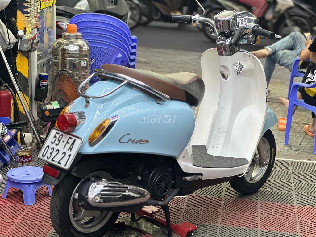 Halim Crea 50cc 2022 Xanh dương 7000 km. Mua bán Xe máy tại Quận Bình Thạnh Tp Hồ Chí Minh được đăng bởi Chương Decal hình 5
