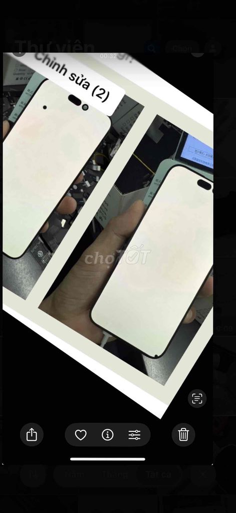 Màn zin bóc máy iphone 15 promax mực nhẹ xíu zinok