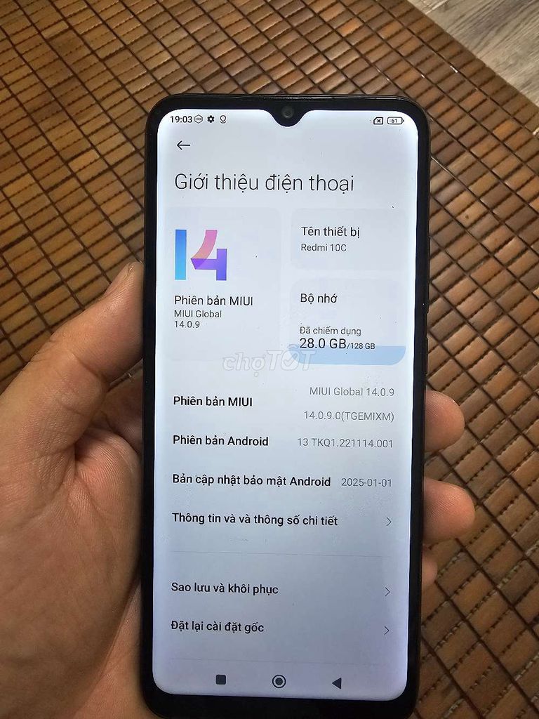 Xiaomi Redmi 10C 4/128GB Đen. Mua bán Điện thoại tại Quận Hoàng Mai Hà Nội được đăng bởi Đào Hoàng hình 1