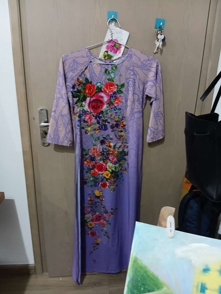 Áo dài Nữ Tím Hoa size Nhỏ 48kg. Mua bán Quần áo tại Thành phố Hạ Long Quảng Ninh được đăng bởi Nguyễn Quỳnh Hương hình 1