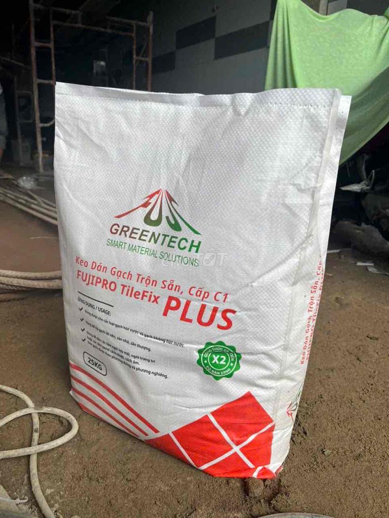 Keo dán gạch GREENTECH FUJIPRO TileFix PLUS. Mua bán Nội thất, đồ gia dụng khác tại Quận Cái Răng Cần Thơ được đăng bởi Shop vật tư xây dựng hình 1